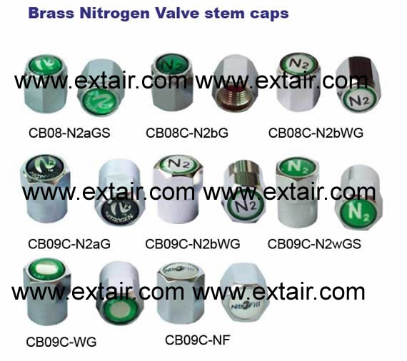 brass N2 caps