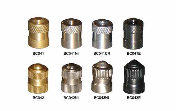brass tire valve caps