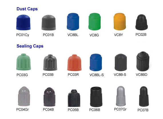 plastic valve stem caps